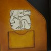Leather Notepad Portfolio Aztec/Mayan Style