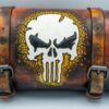 Motorcycle Fork Bag skull punisher