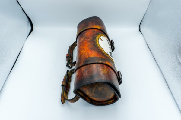 Motorcycle Fork Bag skull punisher