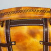 Leather briefcase, shoulder strap handmade hand stitched