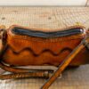 Leather purse handmade Mariposa bag. Hand dyed, hand stitched. Ready to ship.