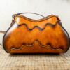 Leather purse handmade Mariposa bag. Hand dyed, hand stitched. Ready to ship.