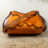 Leather purse handmade Mariposa bag. Hand dyed, hand stitched. Ready to ship.