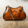 Leather purse handmade Mariposa bag. Hand dyed, hand stitched. Ready to ship.